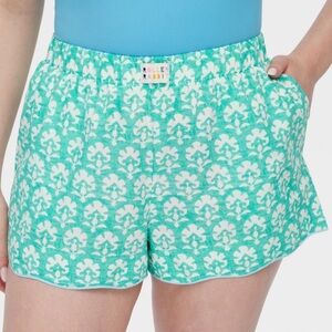 Roller Rabbit x Target Women’s Stamped Floral Poplin Boxer Shorts size Med. NWT